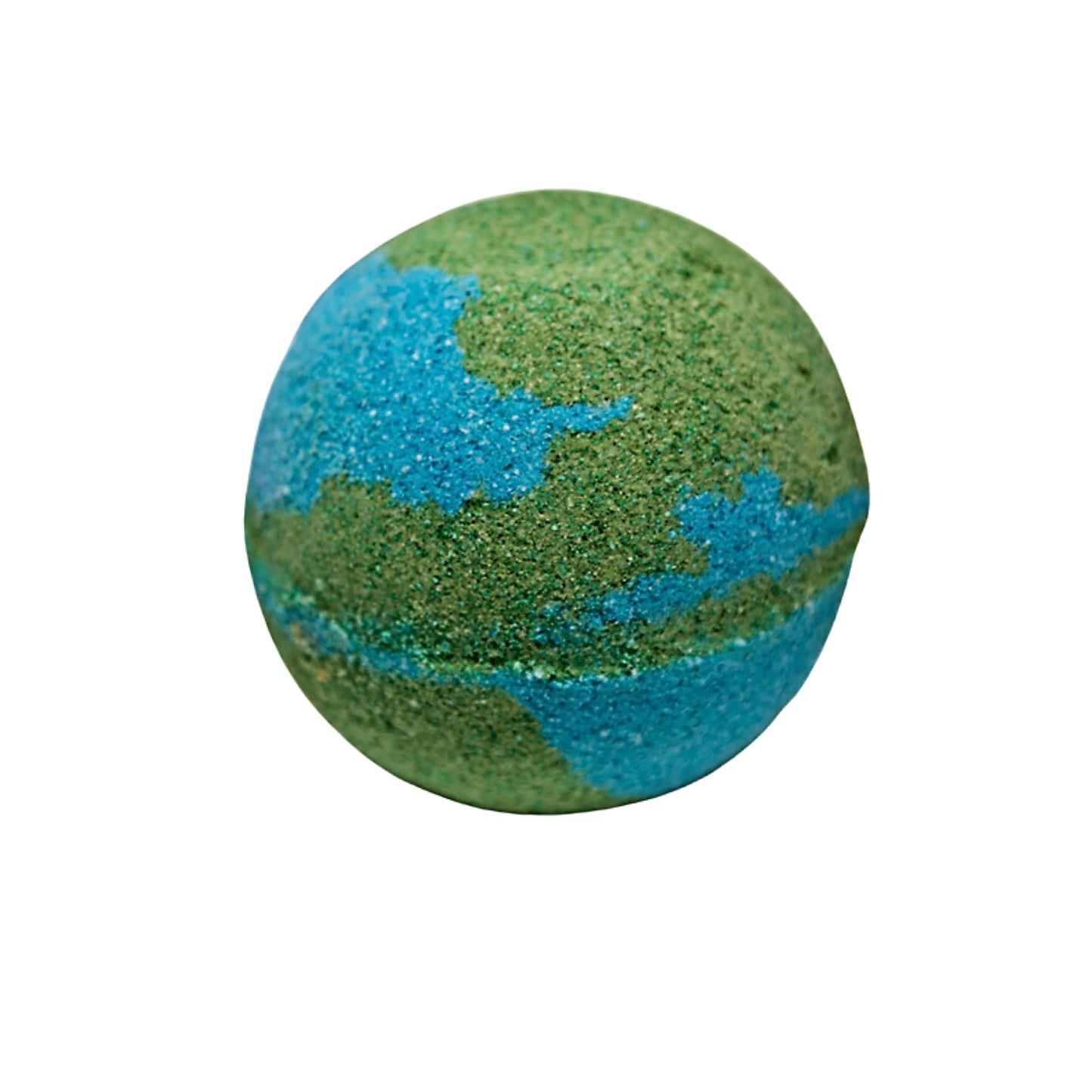 Large Blue Green Bath Bomb - Lemongrass