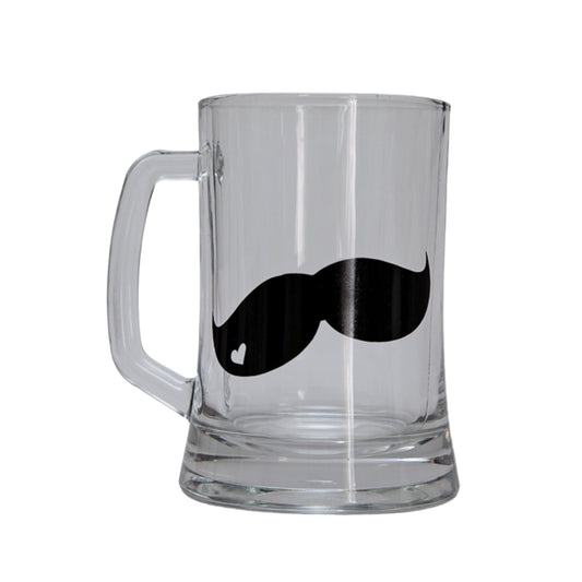 Large Moustache Beer Glass