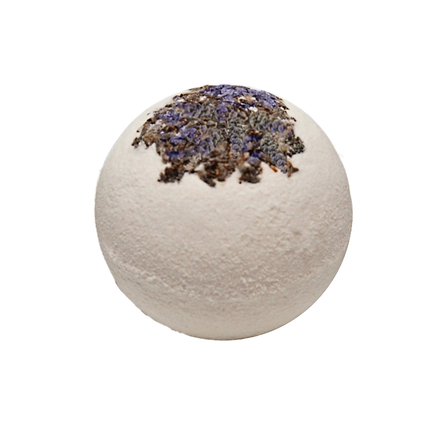 Lemongrass Bath Bomb Topped With Lavender