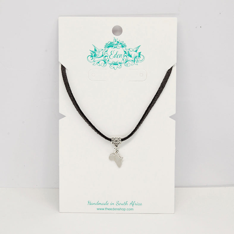 Africa Suede Choker Necklace - Variety of Colours