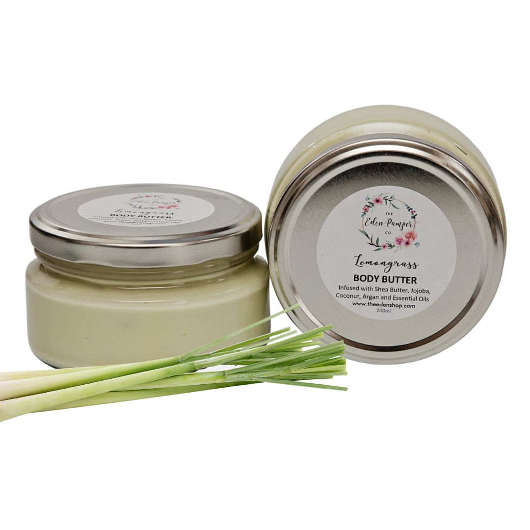 Lemongrass Body Butter and Scrub Set