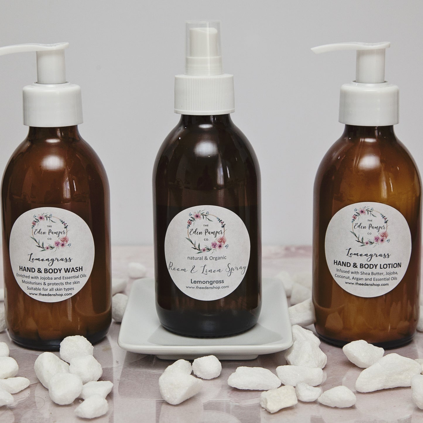 Lemongrass Trio Set - Body Wash, Lotion and Room Spray