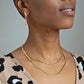 Gold-Plated Sterling Silver Paperclip Necklace (Long Link)