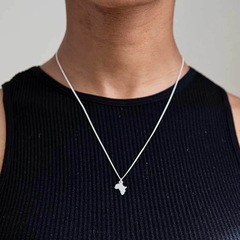 Africa Sterling Silver Necklace