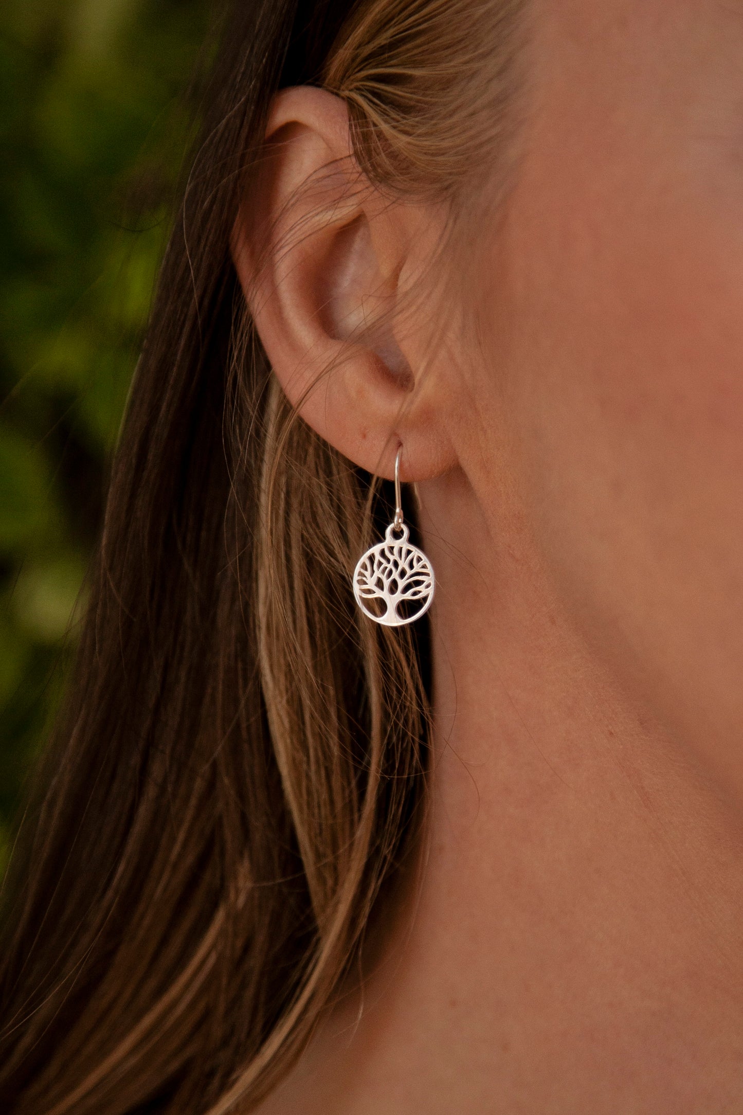 Sterling Silver Tree of Life Earrings