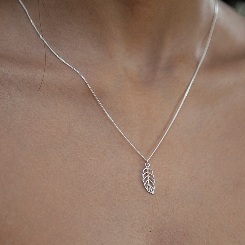 Leaf Sterling Silver Necklace