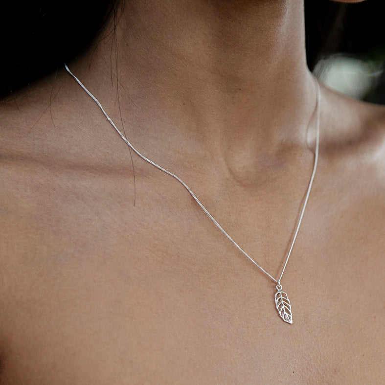 Leaf Sterling Silver Necklace