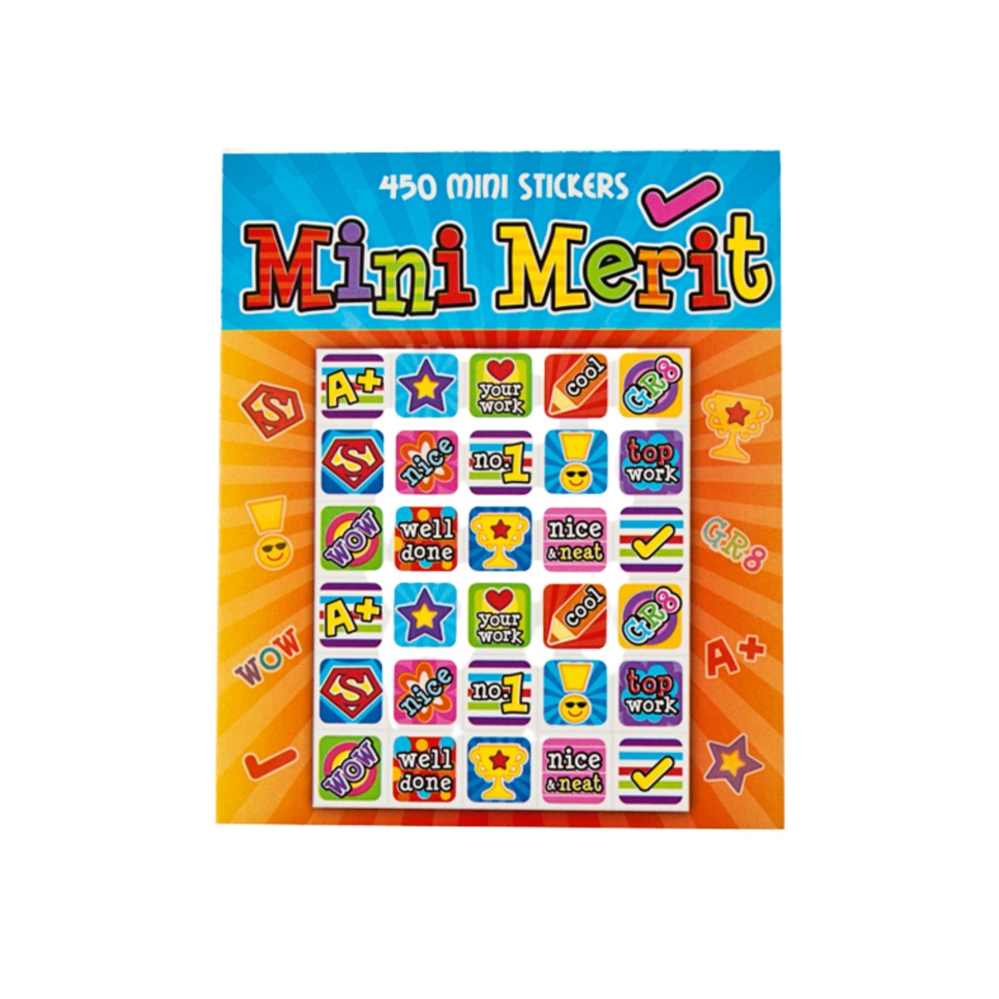 Merit Mini Sticker Pad - 450 Stickers