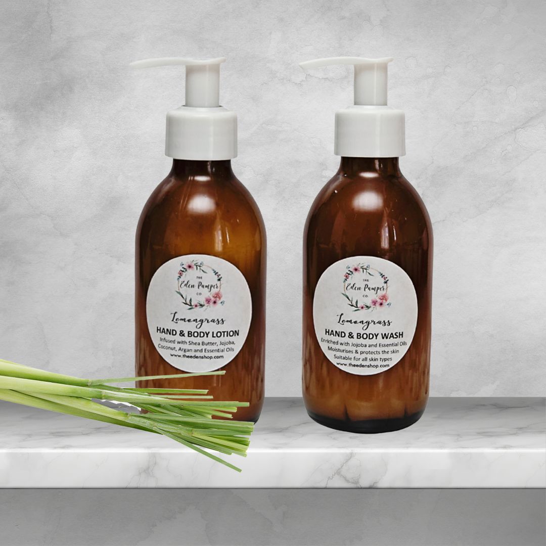 Lemongrass Trio Set - Body Wash, Lotion and Room Spray