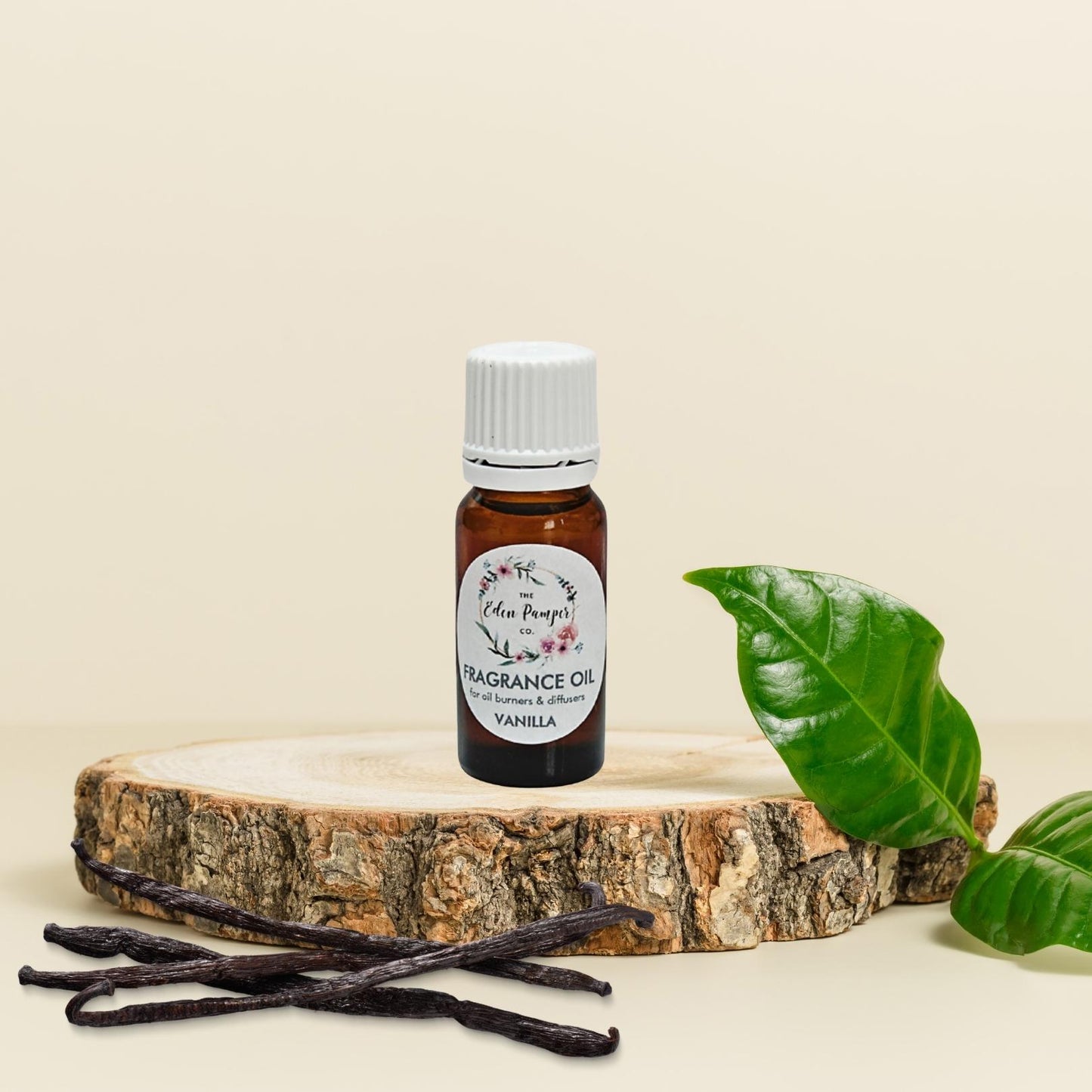 Oil Burner, Candle & Vanilla Fragrance Oil Set