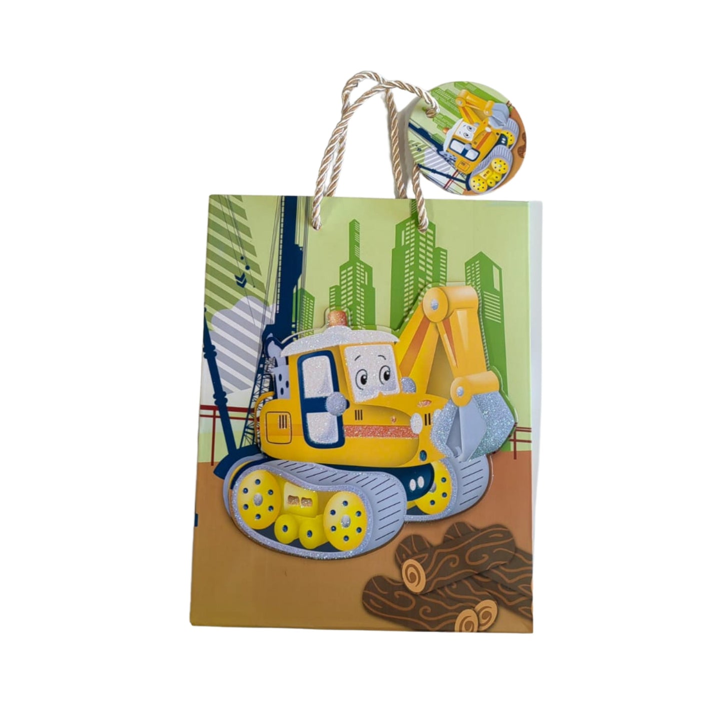 Bulldozer Gift Bag - Medium