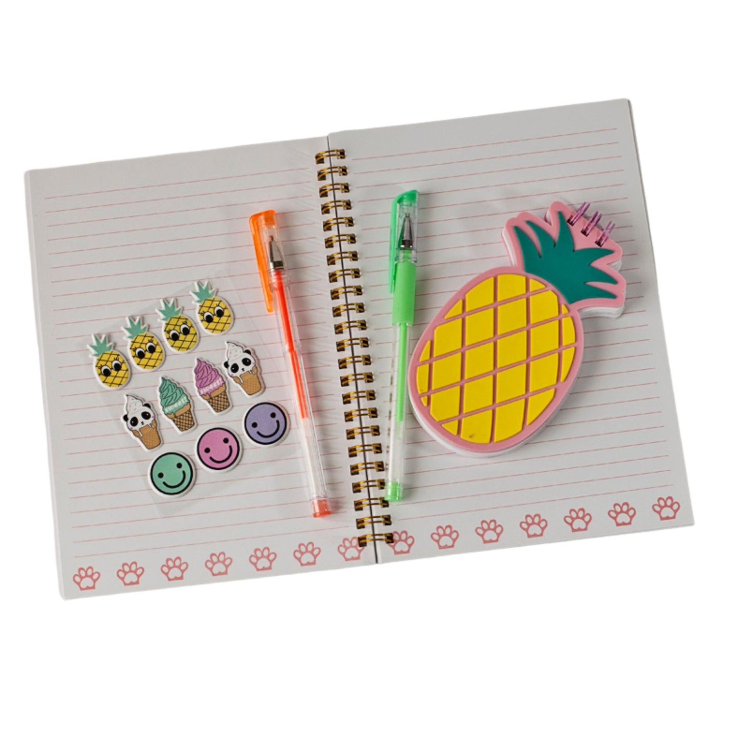 Pineapple Notebook Set