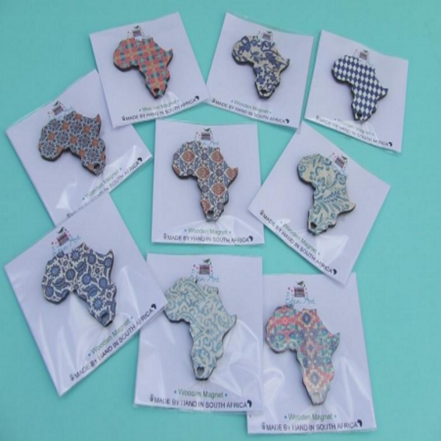 Shwe Shwe Print Africa Magnets