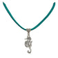 Seahorse Suede Choker Necklace - Variety of Colours