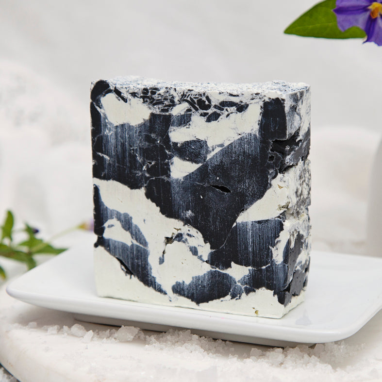Peppermint and Eucalyptus Charcoal Infused Soap