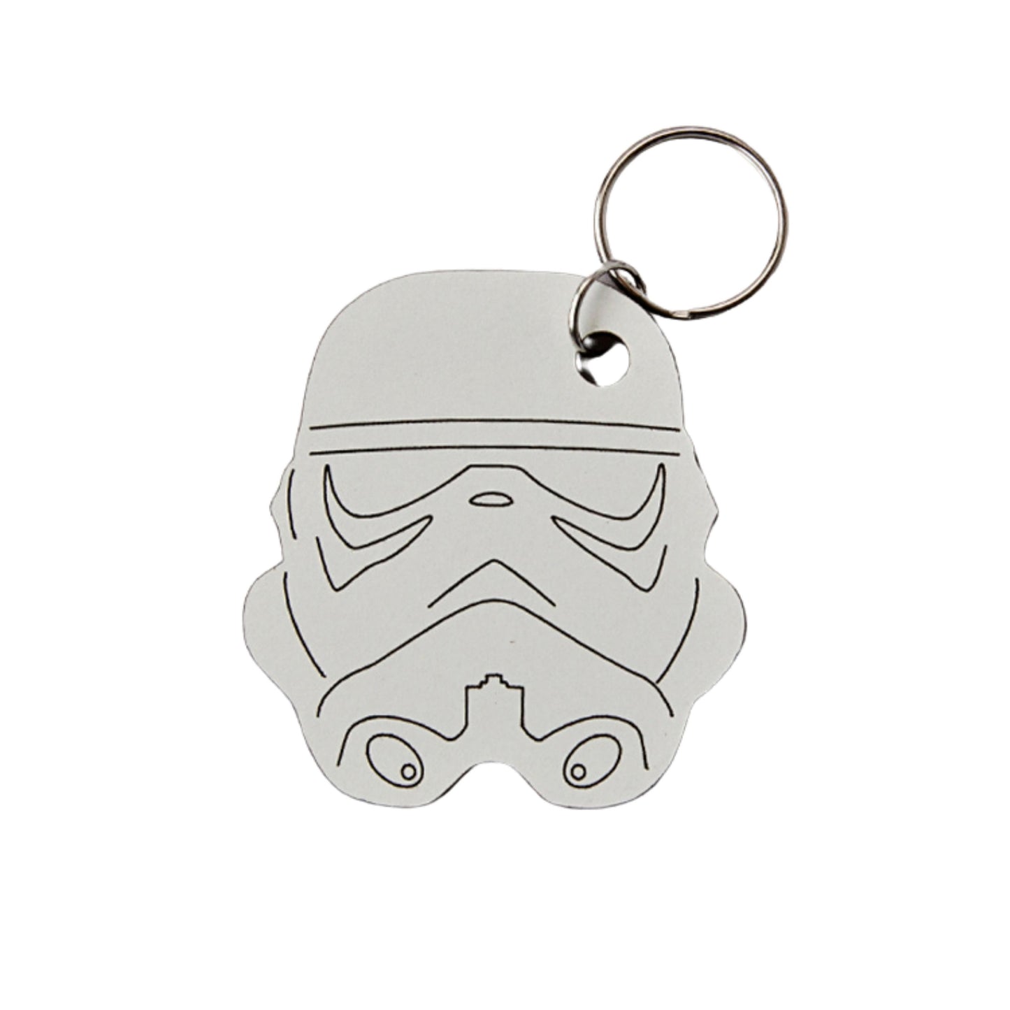 Storm Trooper Wooden Keyring