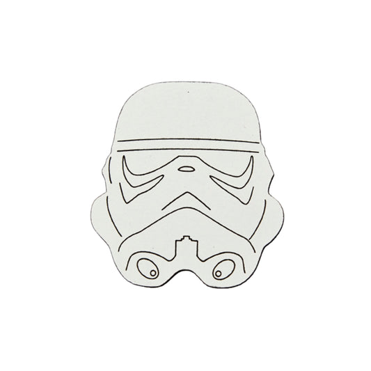 Storm Trooper Wooden Magnet