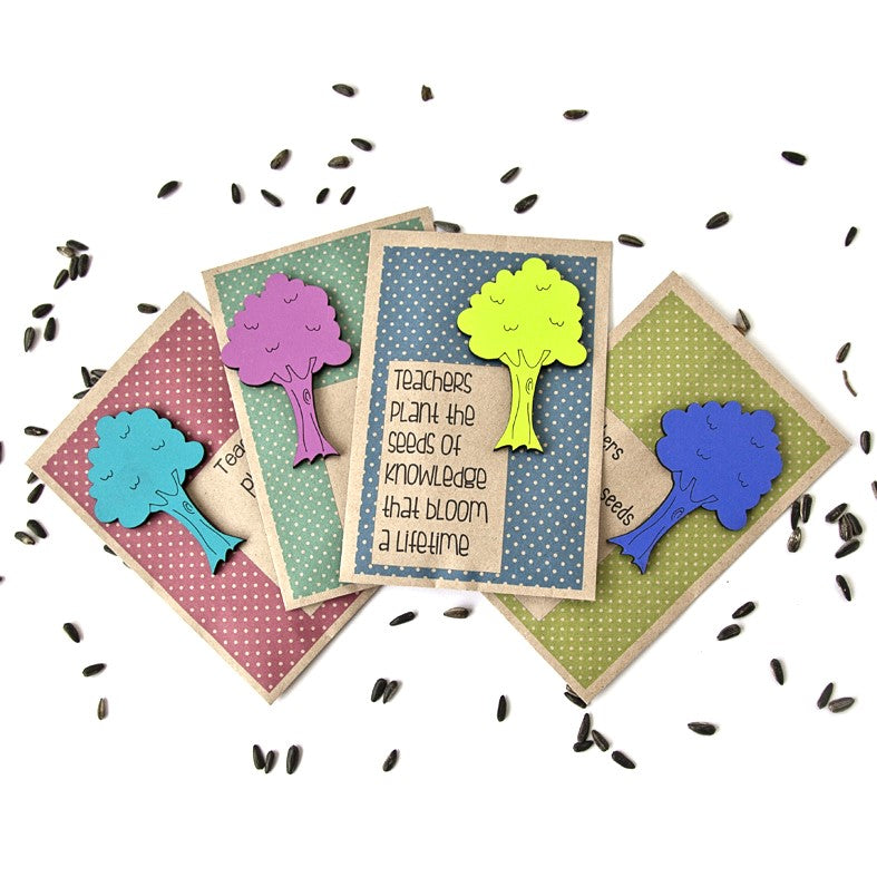 Teacher Appreciation Sunflower Seeds in Decorative Envelope