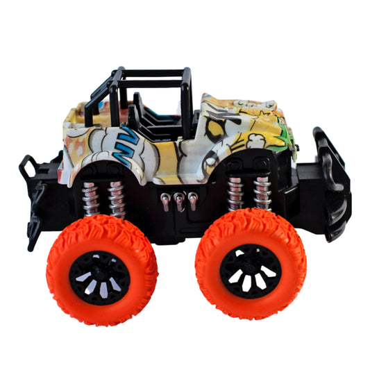 Monster Truck - Orange Wheels