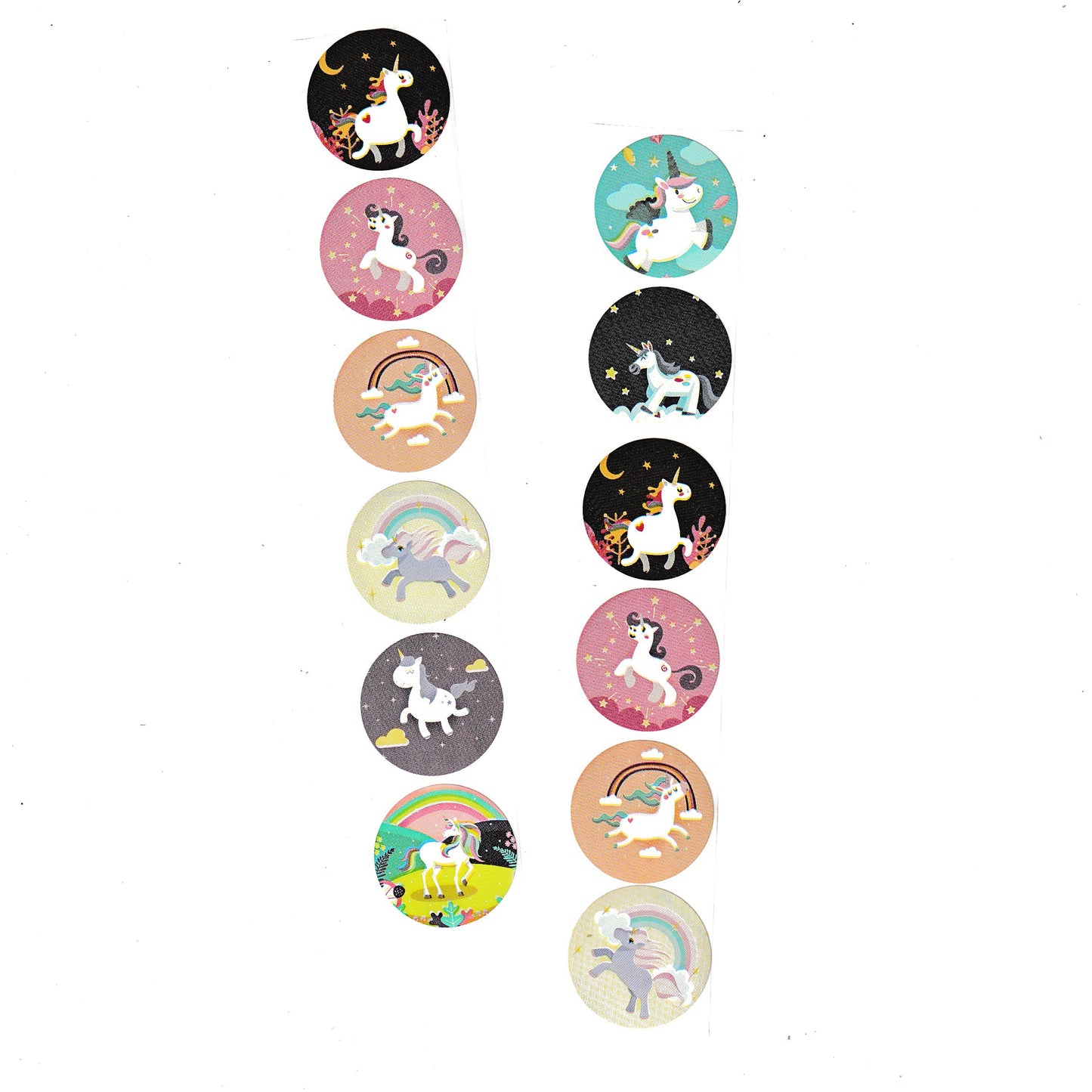 Unicorn Stickers - 12 Pack