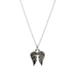 Silver Wings Necklace - Adjustable Length