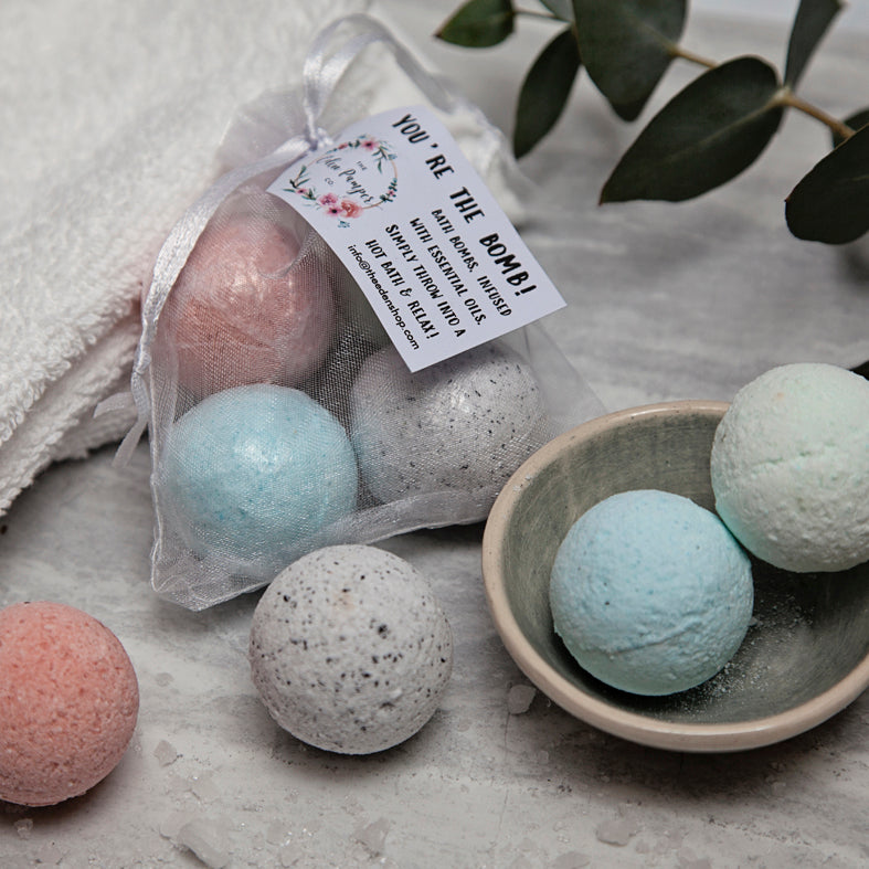 You're The Bomb! Set of 4 Small Bath Bombs