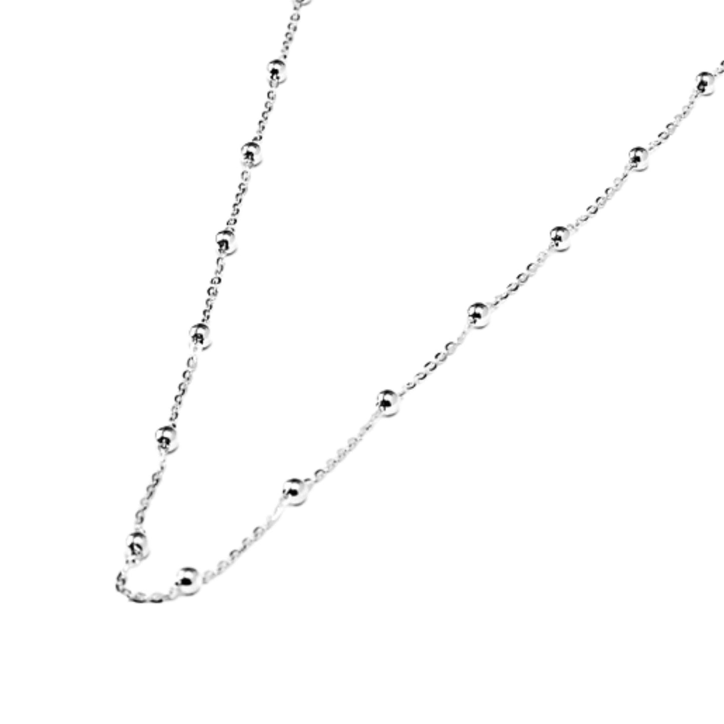 Delicate Bauble Sterling Necklace
