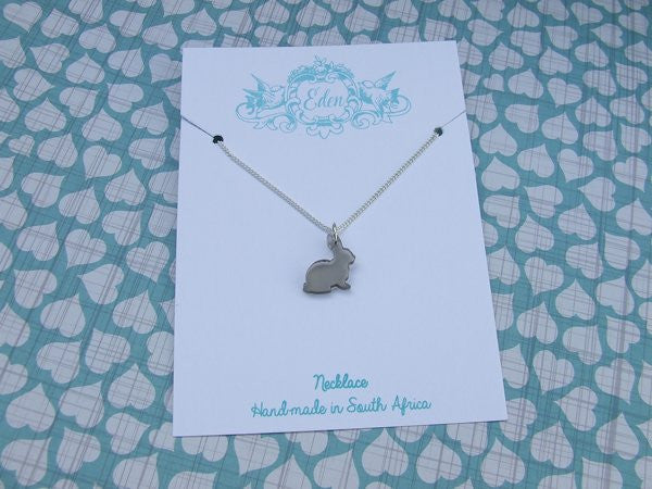 Perspex Bunny Necklace - 8 different colours