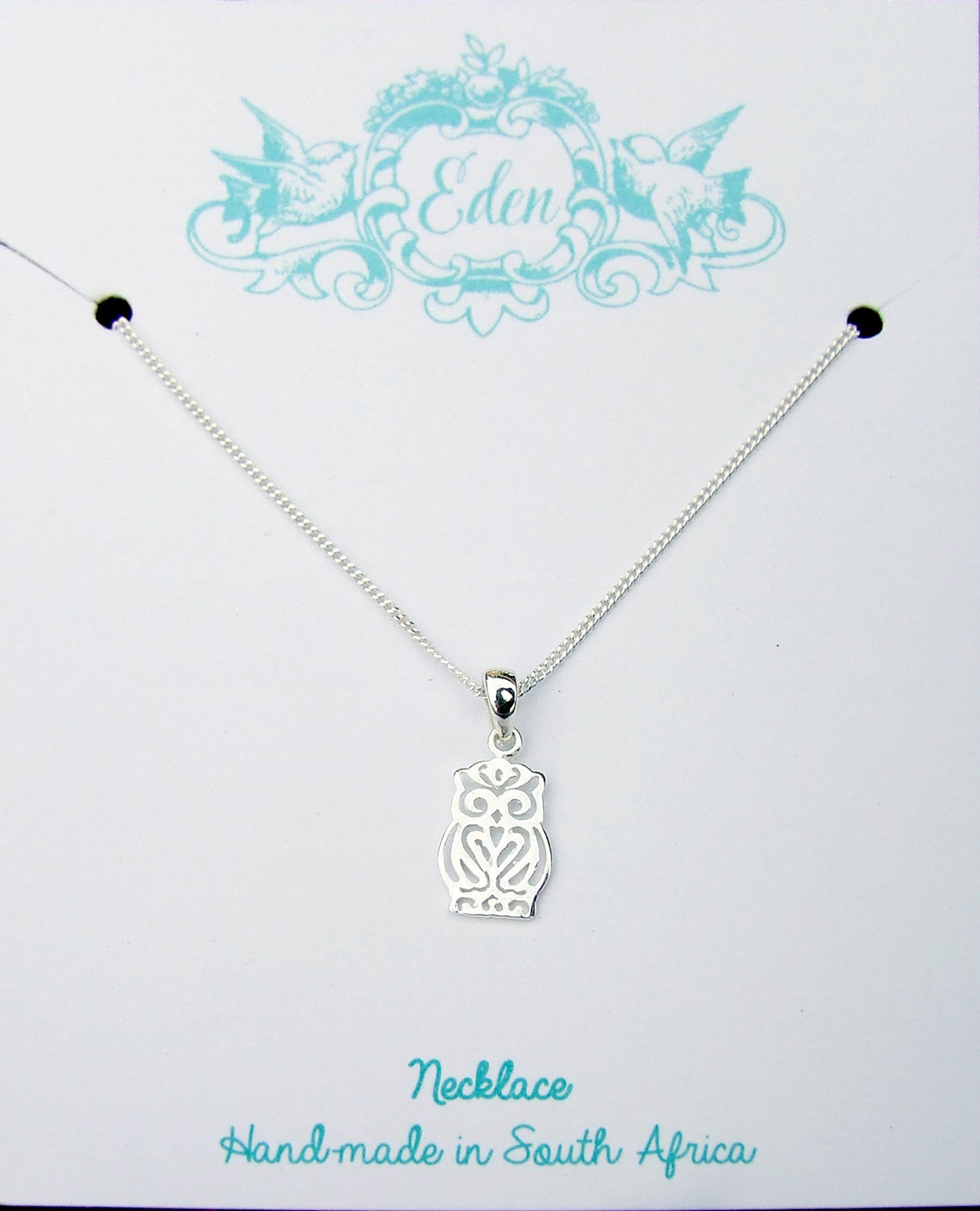 Owl Sterling Silver Necklace