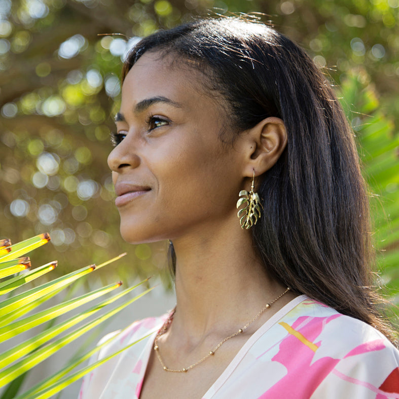 Gold Bauble Necklace - Adjustable Length