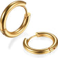 Stainless Steel Gold Hoop Earrings - 20mm