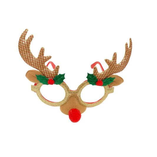 Reindeer Christmas Glasses