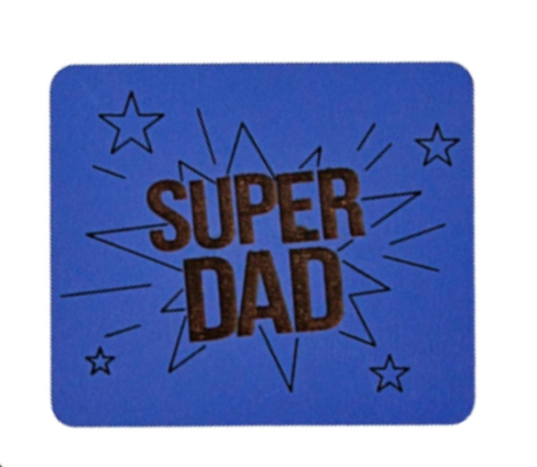 SUPER DAD Wooden Magnet