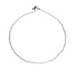 Delicate Crystal Bead Necklace - Shades of Cream