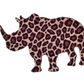 Shwe Shwe Print Rhino Magnets