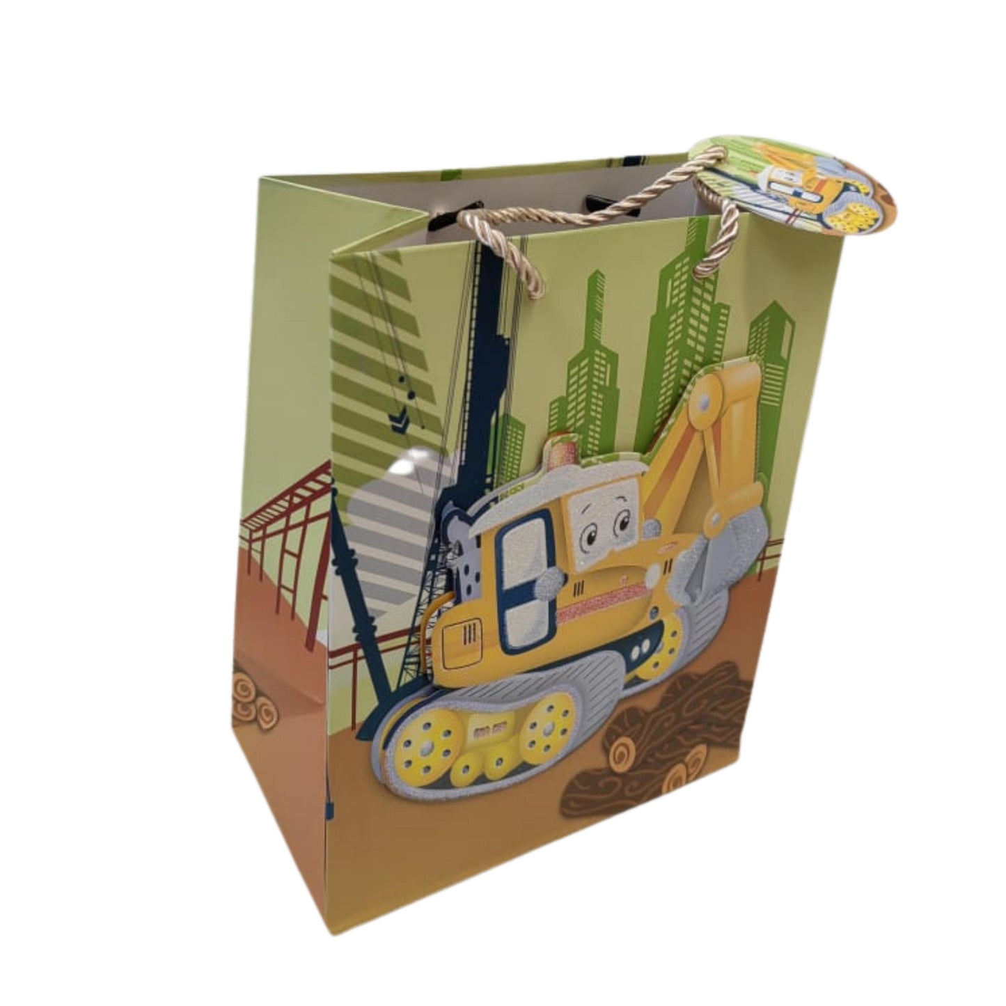 Bulldozer Gift Bag - Medium