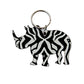 Shwe Shwe Print Rhino Keyrings