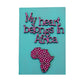 My Heart Belongs In Africa notebook