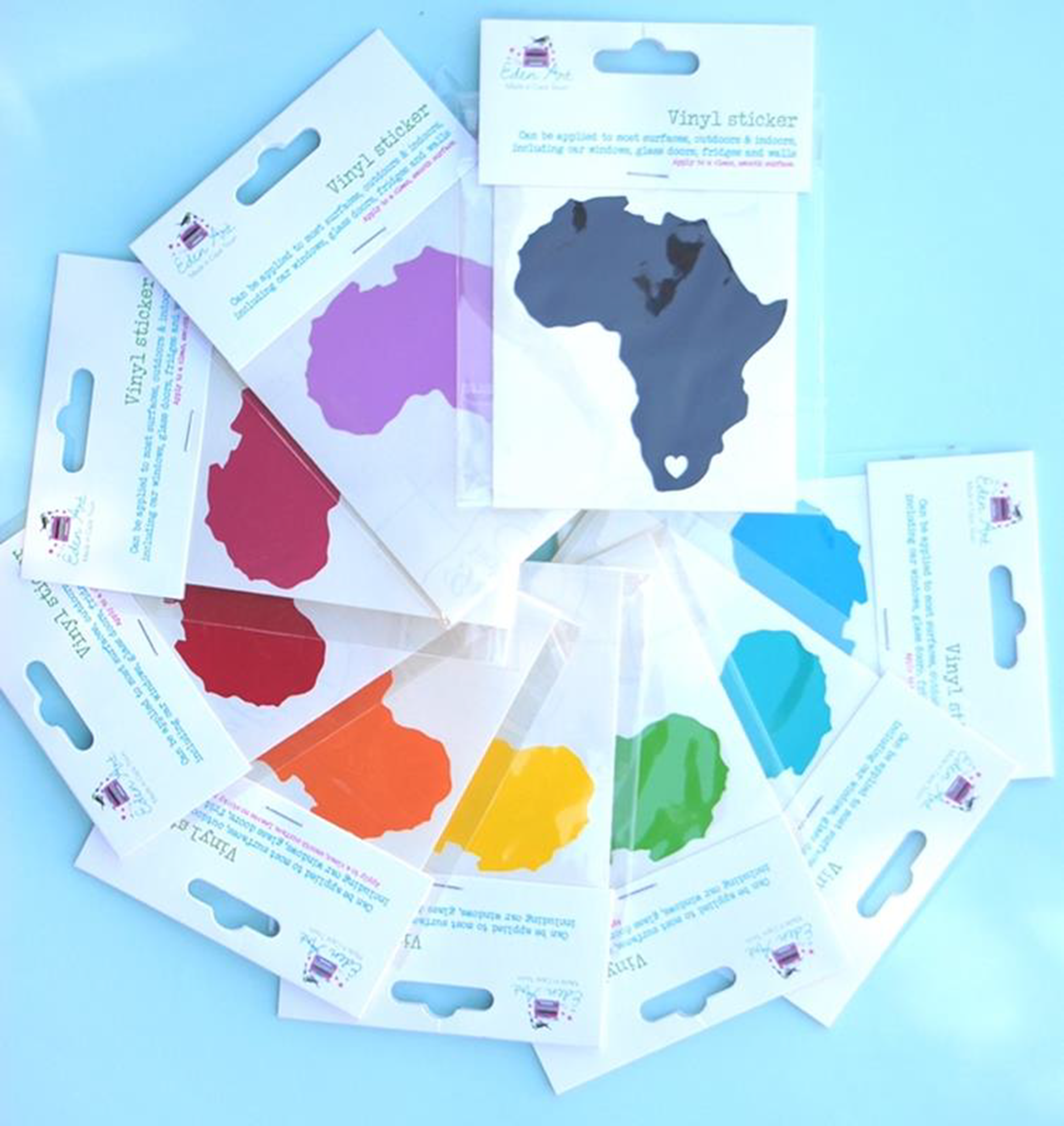 Plesier Sticker Africa Vinyl Stickers – The Eden Shop