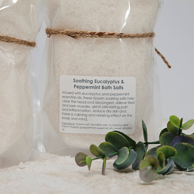 Bath Salts – Eucalyptus & Peppermint