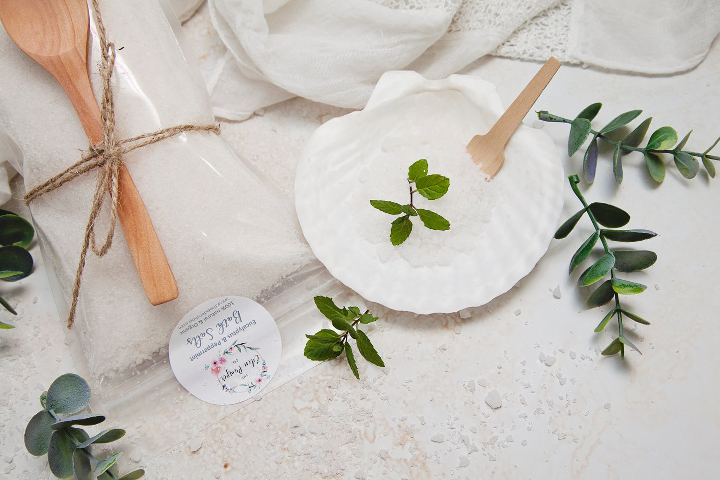 Bath Salts – Eucalyptus & Peppermint