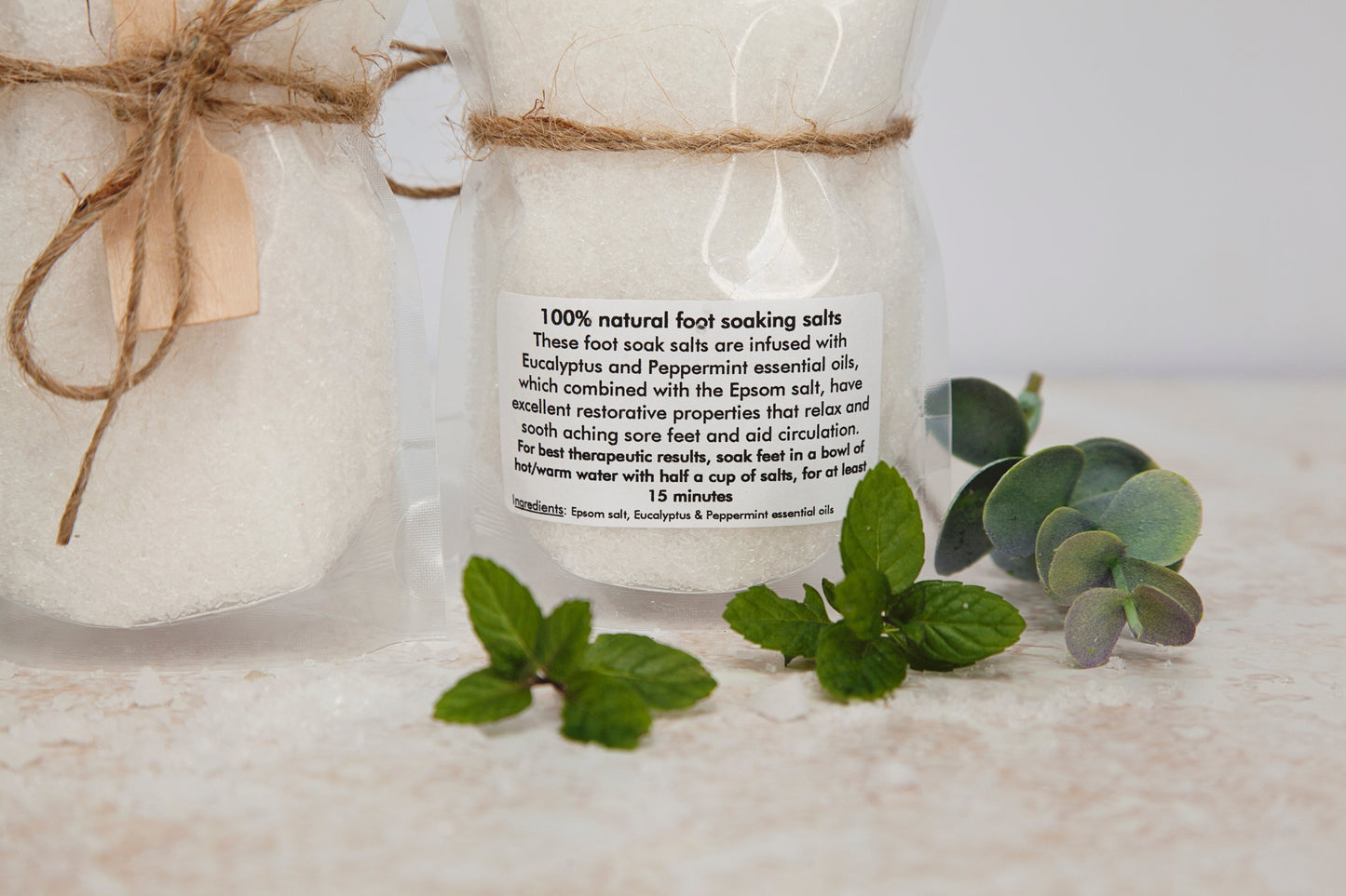 Epsom Salt Foot Soak – Eucalyptus and Peppermint