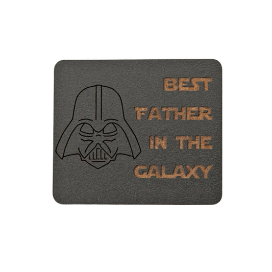 Best Father In The Galaxy Wooden Magnet