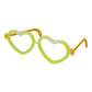 Glow In The Dark Heart Glasses