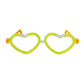 Glow In The Dark Heart Glasses