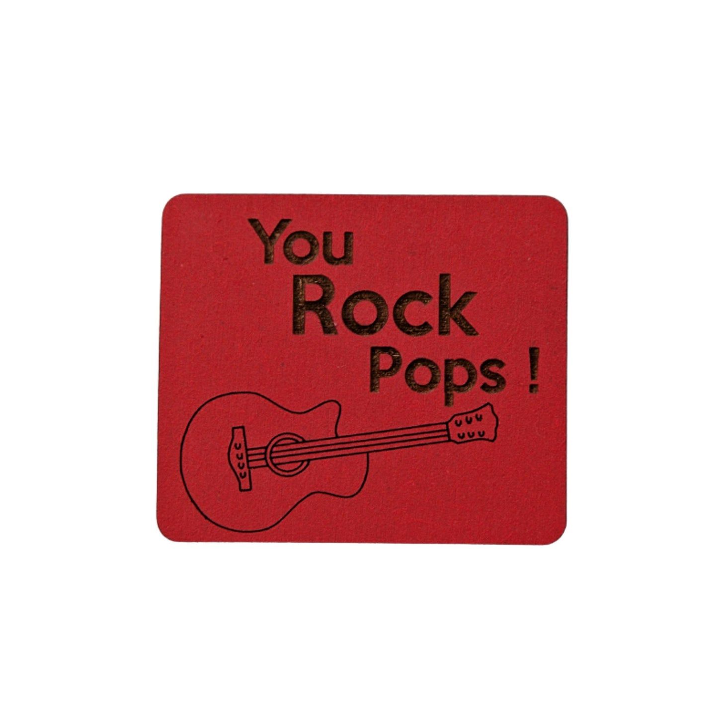 You Rock Pops! Wooden Magnet