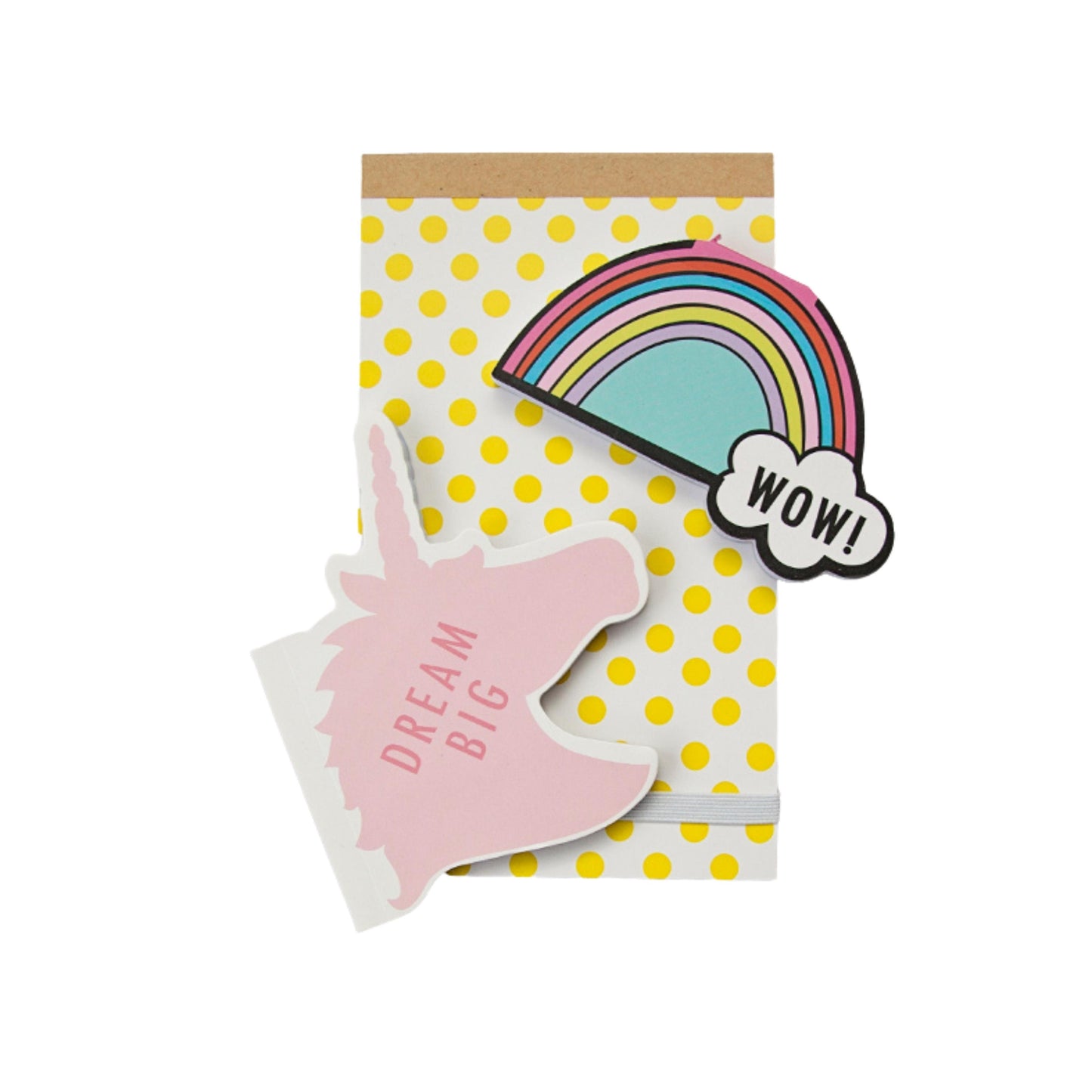 Unicorn Rainbows Note Pads - Set of 3