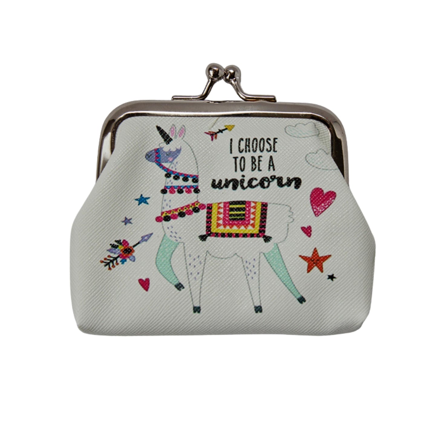 Mini Clasp Coin Purse - Lama Unicorn