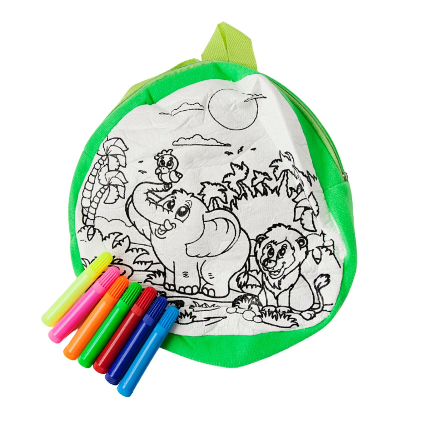 Colour In Your Own Backpack - Elephant