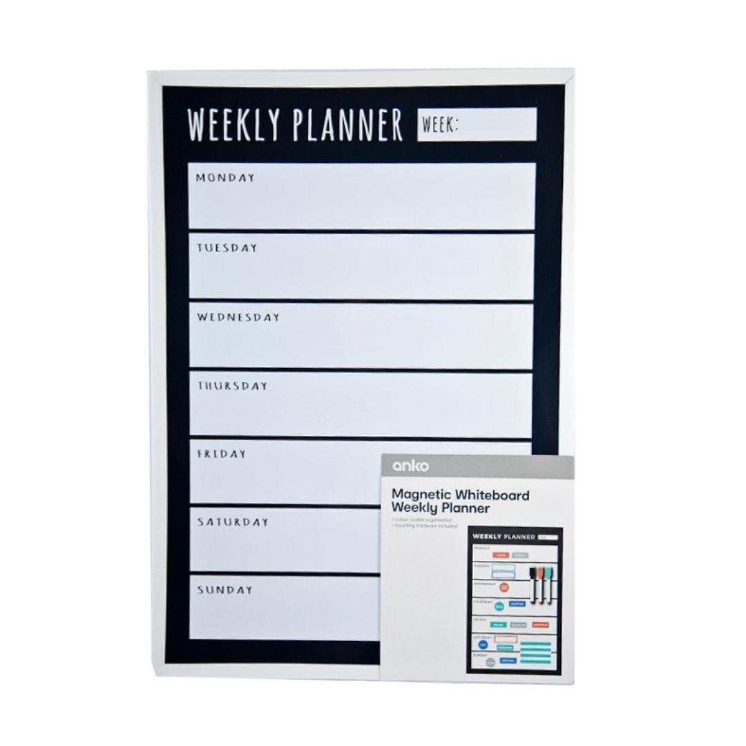 20 Piece Magnetic White Board Planner Set